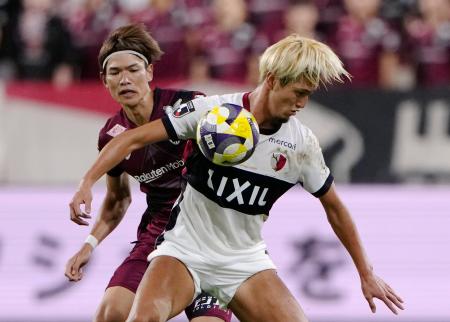 Ｊ１首位の鹿島は神戸と引き分け　広島もＦＣ東京と０―０