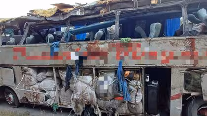 ブラジルで観光バス横転…17人死亡、17人負傷　運転手「ブレーキが効かなくなった」