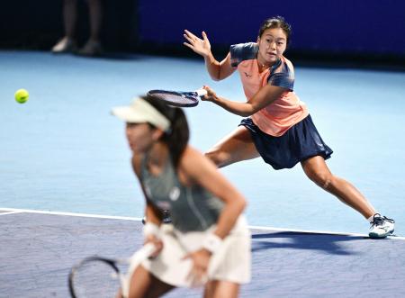 内島、園部組は１回戦敗退　東レ女子テニス開幕