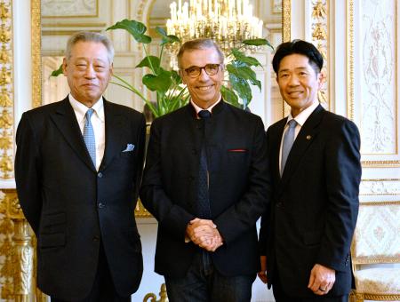 仏で道上氏の施設設立式　柔道ヘーシンクを育成
