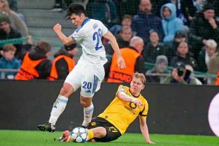 鈴木淳之介フル出場、アシストも　サッカー、欧州ＣＬ１次リーグ