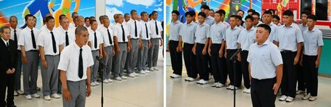 沖縄尚学・ウェルネス「センバツ目指す」 秋季九州高校野球向け那覇空港で壮行会