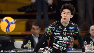 石川祐希、開幕戦でチーム2番目18得点の活躍　ペルージャは逆転勝ちで白星スタート【セリエA】