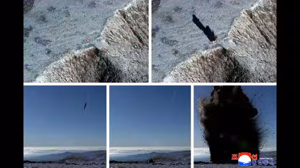 軍事パレード初登場の「火星11型マ」?北朝鮮が極超音速ミサイルの試験発射に成功と発表…APEC前に軍事力誇示