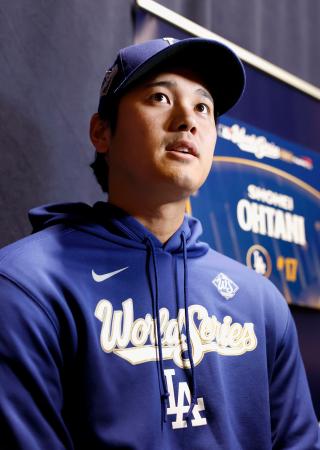 大谷が佐々木の指名に言及　「本人の気持ち次第」