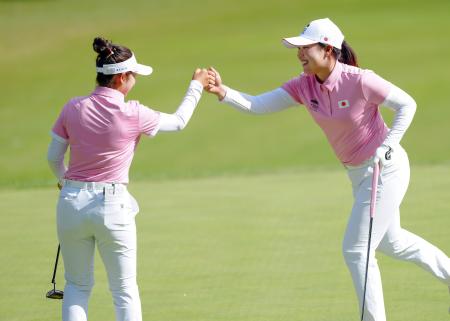 ゴルフ、日本は１勝１分け２敗　米女子団体対抗戦