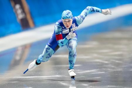 スピード女子５００ｍ吉田２連覇　距離別スケート、男子は森重Ｖ