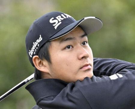 早大の中野麟太朗、首位に並ぶ　アジア太平洋アマゴルフ