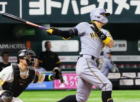 ソ１―２神（２５日）　佐藤輝が勝ち越し打