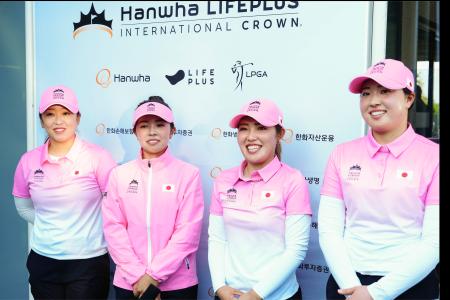 女子ゴルフ団体戦、日本準決勝へ　インターナショナル・クラウン