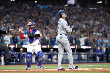 大谷、五回まで３打席凡退　ワールドシリーズが開幕