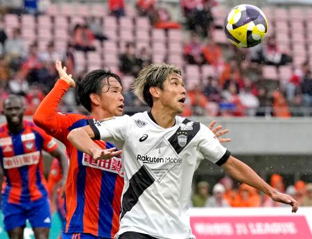 Ｊ１、神戸は新潟と引き分け　湘南はＪ２降格決定