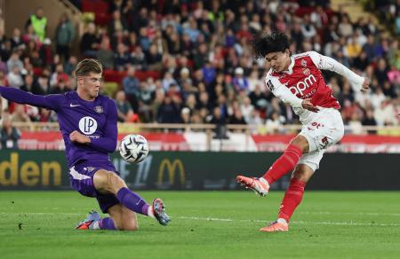 モナコの南野拓実はフル出場　フランス１部、チームは勝つ