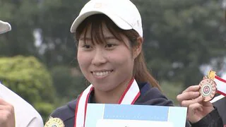25年世界選手権銀の朝久野奈波が初優勝！来年のアジア大会へ「日本のみなさんにメダルを」【全日本アーチェリー】