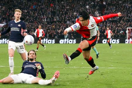 上田綺世、渡辺剛はフル出場　サッカーのオランダ１部