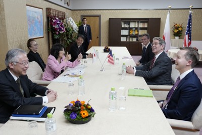 片山さつき財務相が米財務長官と会談　為替や対露制裁も話題に