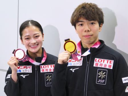 佐藤駿「自信に変わった」 フィギュア中国杯から帰国