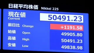 【動画】東京株、初の５万円台　米株高、米中対立緩和を好感