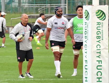 南ア戦は「特別な試合」 ラグビー日本、練習公開