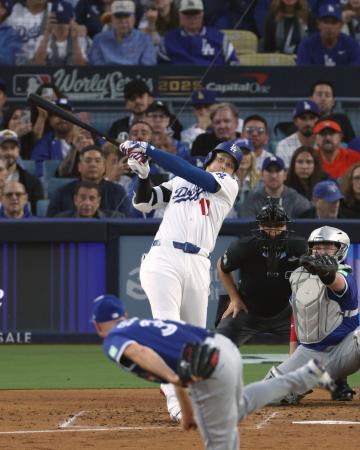 大谷、PSで早くも10本塁打 松井秀の日本選手最多タイ