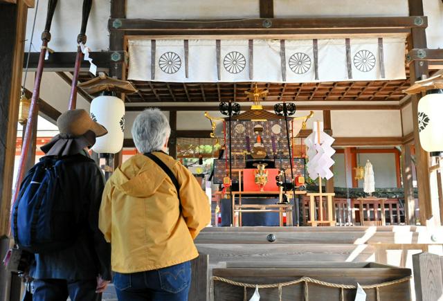宇佐に「里帰り」果たし奈良へお戻り 手向山八幡宮で「御鳳輦」公開
