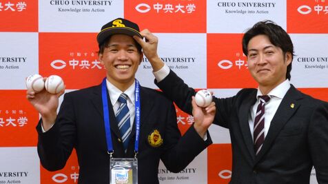 ドラフト指名116番目「一番下からはい上がる」 ソフトバンク育成8位の大山北斗 球団が指名あいさつ「勝負できる」