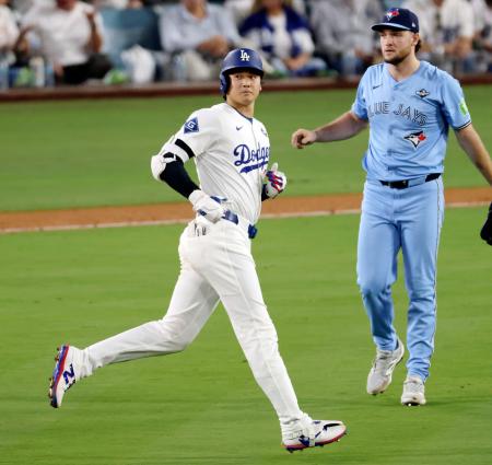 大谷無安打、ドジャース敗れる ブルージェイズ、WS制覇王手