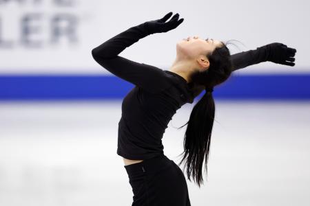 フィギュア中井「自分に集中」 GPスケートカナダ開幕前日