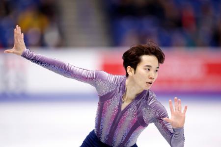 友野一希ＳＰ２位、三浦佳生４位　ＧＰスケートカナダ第２日