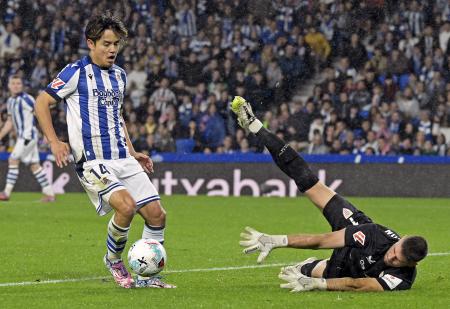 復帰の久保建英、後半途中出場　サッカーのスペイン１部