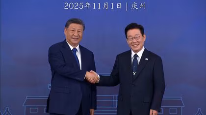 中韓首脳会談「非核化」など議論　習近平主席の訪韓は約11年ぶり