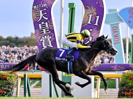 マスカレードボールが優勝　競馬の天皇賞・秋