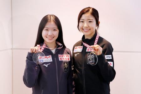 初Ｖの千葉百音「出し切った」　スケートカナダから帰国