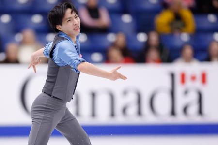 スケートカナダ、三浦佳生は３位　友野一希は４位