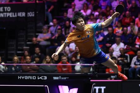 卓球、松島輝空は準優勝　チャンピオンズ・モンペリエ