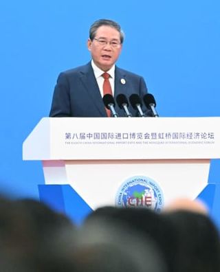 中国・上海で国際輸入博が開幕　李強首相、巨大市場をアピール