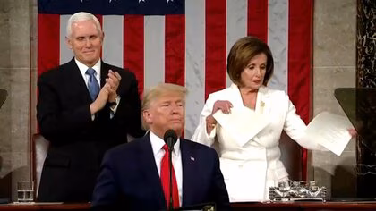 「仕事も下手な邪悪な女性」引退表明の民主党・ペロシ元下院議長をトランプ大統領が酷評