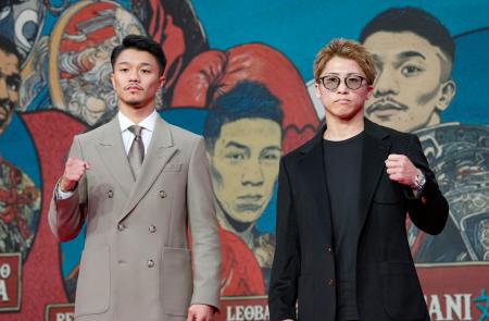 井上尚弥、１２月に防衛戦　サウジで、中谷潤人は転向後初戦