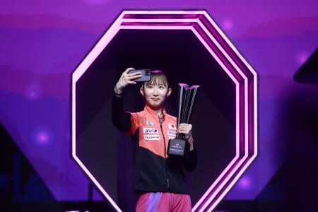 卓球、早田ひなと松島輝空が優勝　チャンピオンズ・フランクフルト