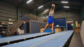 タンブリング日本代表 又吉健斗  世界選手権を引退の花道に　練習環境のハンデ負っても沖縄で戦い続けた意味