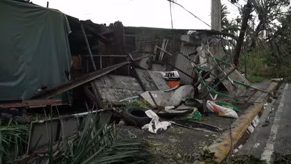 台風26号がフィリピン上陸　2人死亡…140万人が避難　先週にも台風直撃し200人死亡