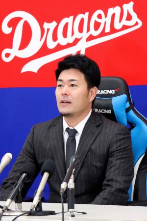 中日・木下「何もやっていない」　現状維持の７千万円で契約更改