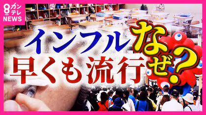 “過去2番目の早さ”猛威振るうインフルエンザ　相次ぐ学級閉鎖で民間の学童保育の利用増加　流行の背景は万博も一因か　「来年2月までは警戒を」と医師
