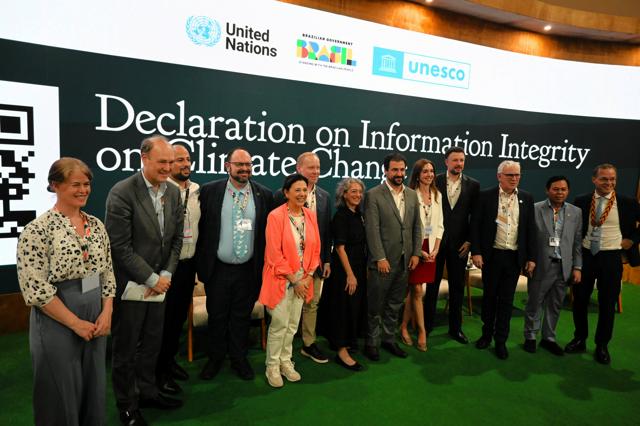 気候変動の偽情報対策強化へ　COP30で宣言、ブラジルなどが署名