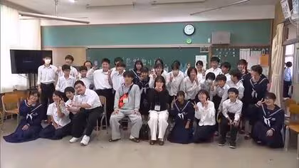 韓国の中学生「また来たい」　姉妹都市が縁で宮崎市・東大宮中の生徒と交流