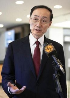 中国、金杉日本大使に撤回要求　高市氏の国会答弁「極めて悪質」