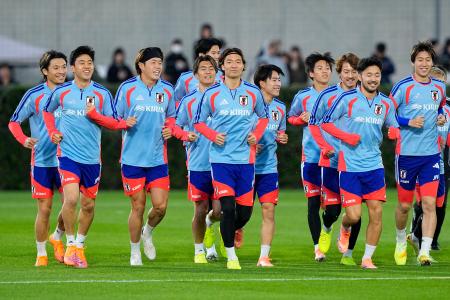 ボリビア戦へ、練習開始　サッカー日本代表