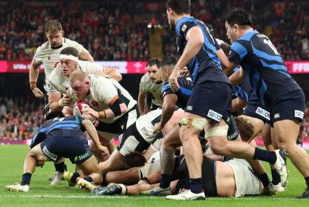 ラグビー日本、ウェールズに惜敗　終了間際の逆転ＰＧで２３―２４