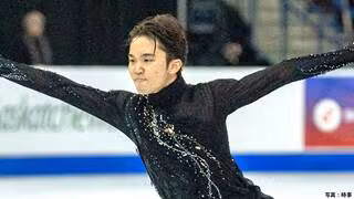 友野一希、フリーでジャンプ精彩欠き3位...SP首位もGP初制覇逃す、壷井は8位【スケートアメリカ】