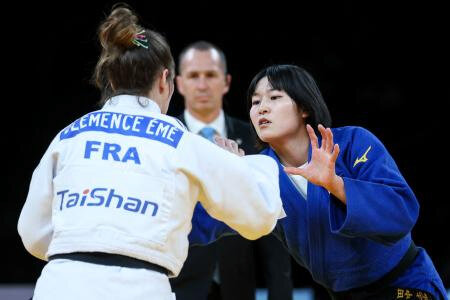 女子７０キロ級で田中が優勝　柔道のグランプリ大会